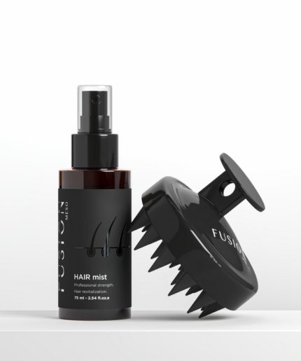 <font style="font-family: Arial; font-size: 16px; color: #FF7F00; font-weight: Bold;">HAIR MIST</font><br/><font style="font-family: Arial; font-size: 14px; color: Black;">Sérum capillaire</font>